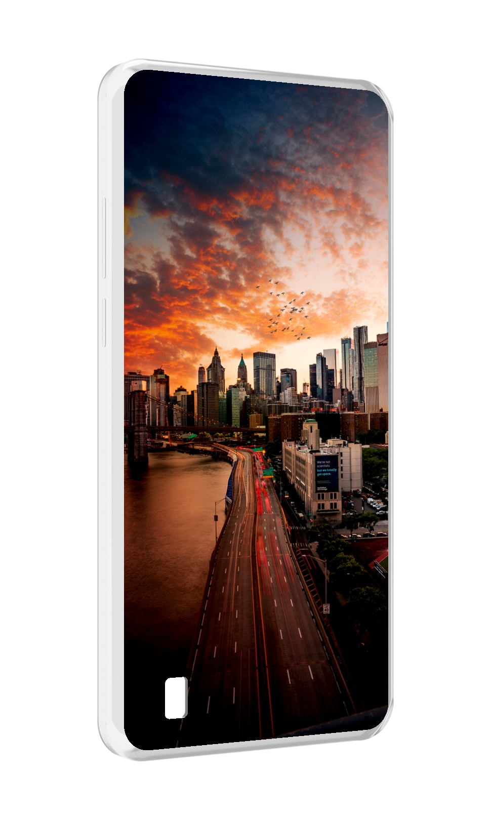

Чехол MyPads американский город фото для Blackview A55, Прозрачный, Tocco