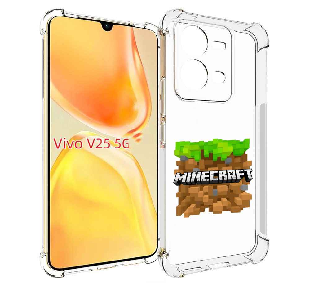 

Чехол MyPads Minecraft-2 для Vivo V25 5G / V25e, Прозрачный, Tocco
