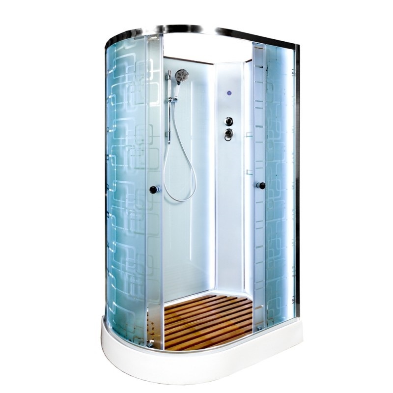 

Душевая кабина DETO ЕМ1512 R N 120х80 см с LED-подсветкой