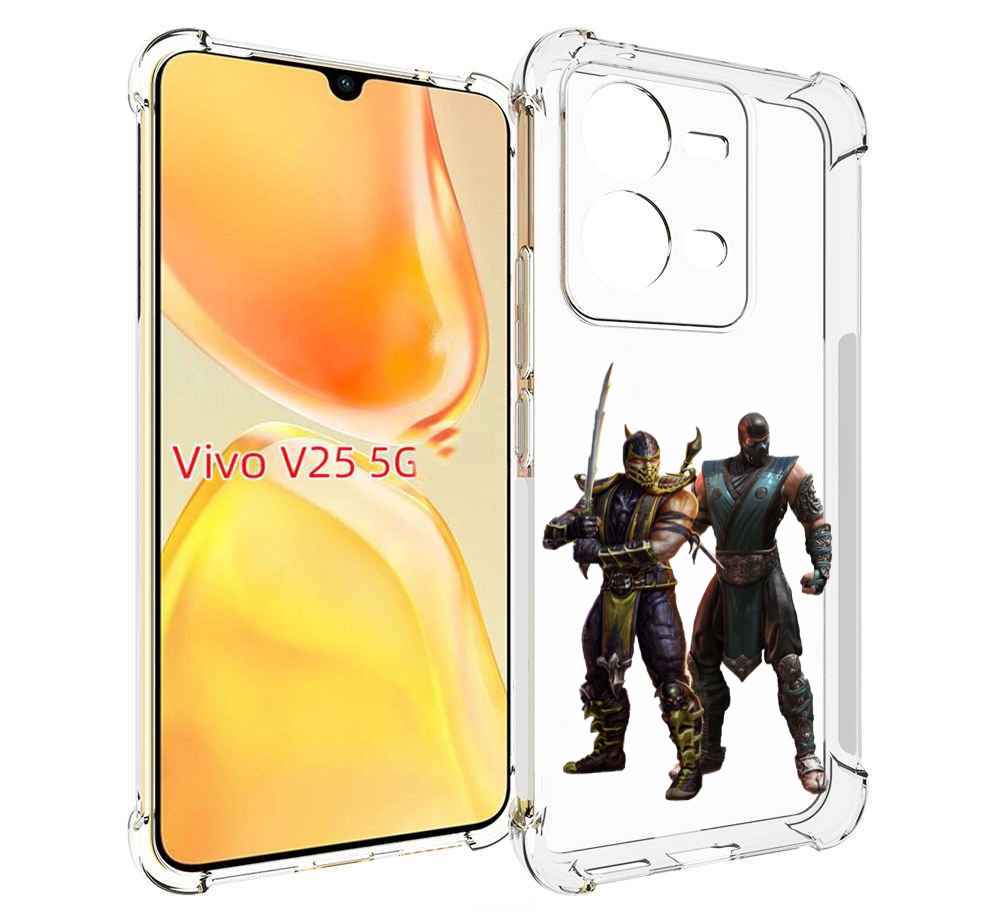 

Чехол MyPads Mortal-Kombat-1 для Vivo V25 5G / V25e, Прозрачный, Tocco