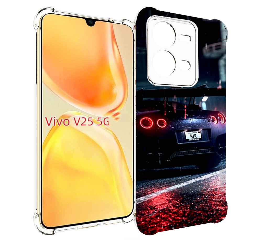 

Чехол MyPads Nissan Skyline для Vivo V25 5G / V25e, Прозрачный, Tocco