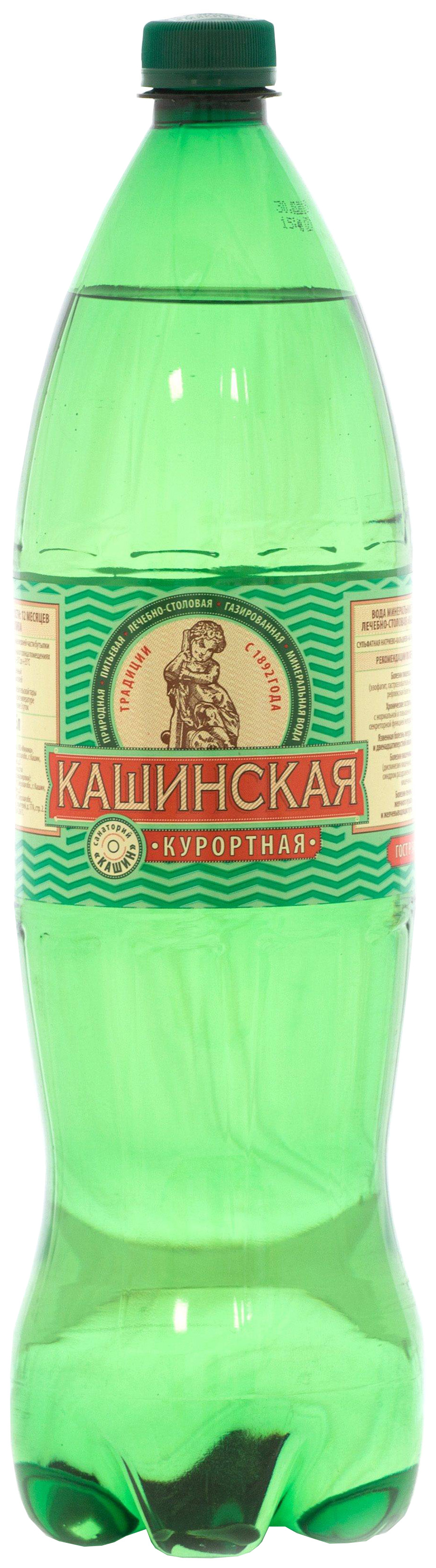 

Вода минеральная природная лечебно-столовая "Кашинская курортная" газированная