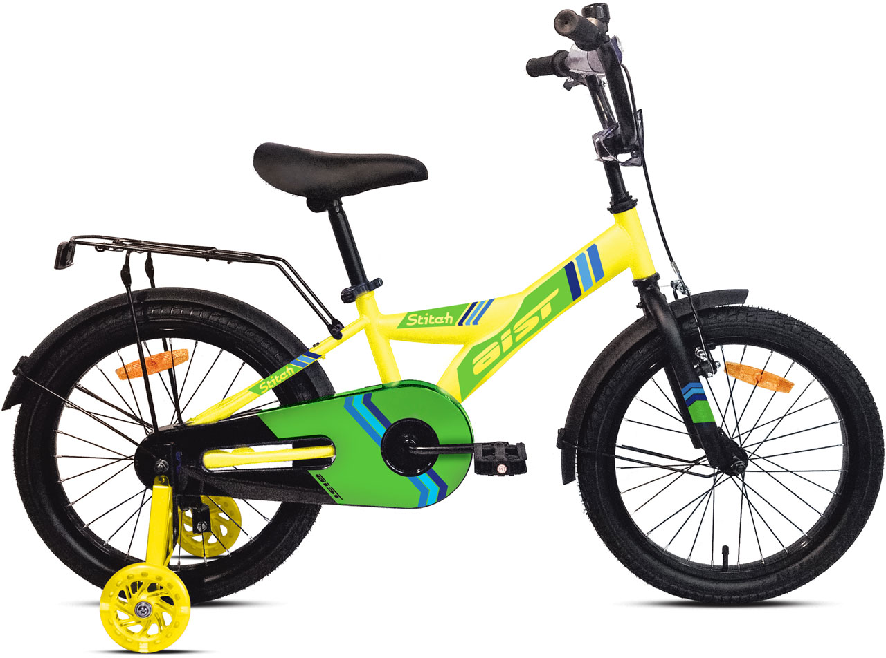 Велосипед детский Aist Stitch 18 2022 желтый