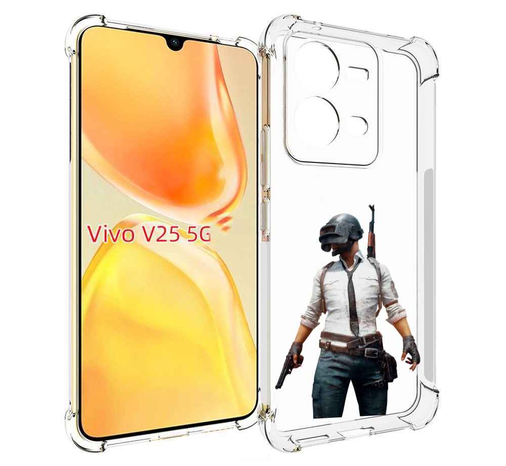 

Чехол MyPads PUBG-2 для Vivo V25 5G / V25e, Прозрачный, Tocco