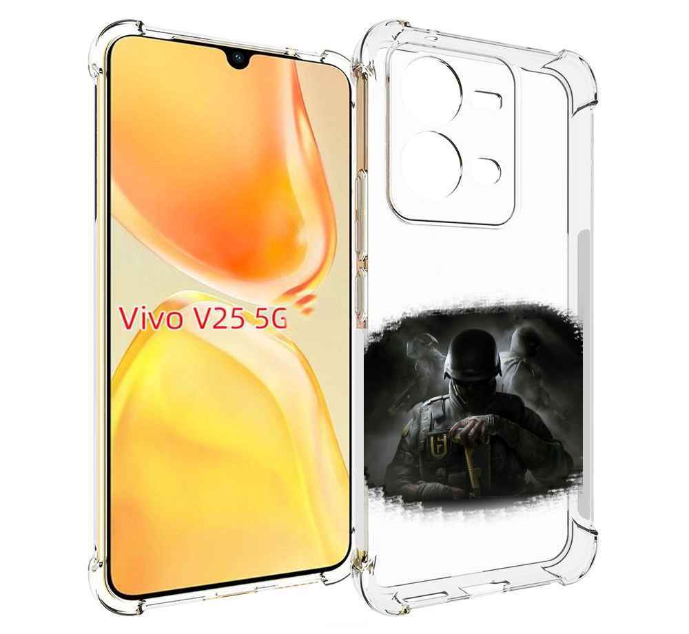 

Чехол MyPads Rainbow Six Siege для Vivo V25 5G / V25e, Прозрачный, Tocco