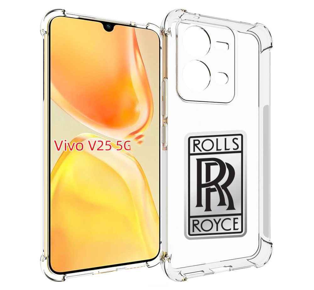 

Чехол MyPads Rolls-Royce мужской для Vivo V25 5G / V25e, Прозрачный, Tocco