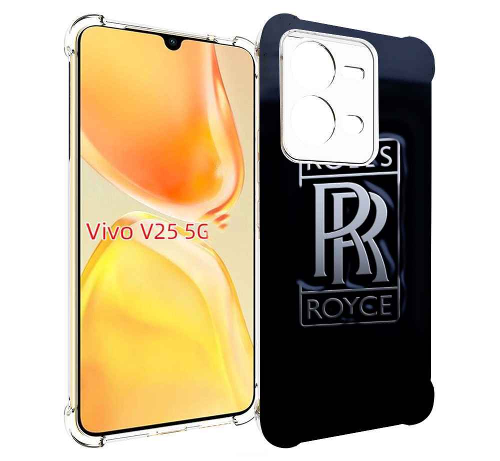

Чехол MyPads Rolls Royce-3 мужской для Vivo V25 5G / V25e, Прозрачный, Tocco