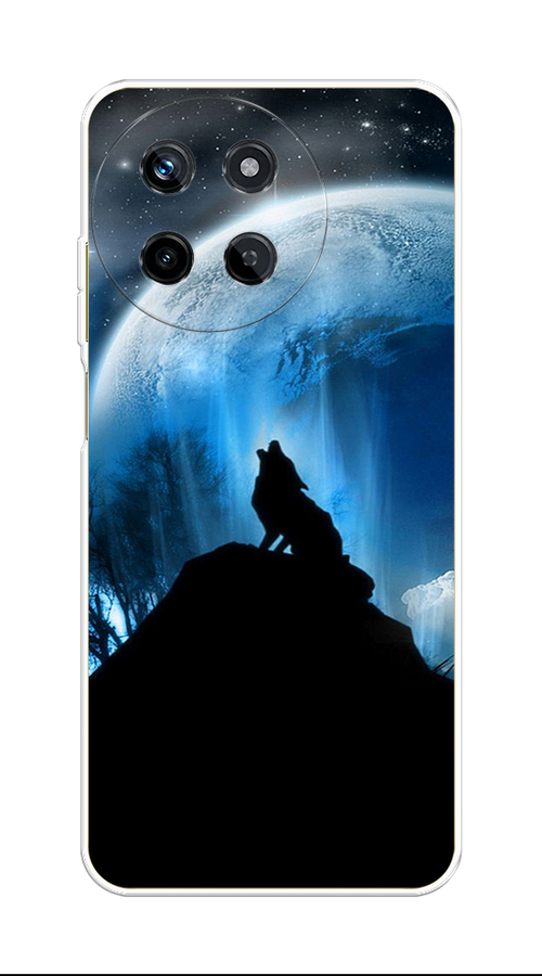 

Чехол на Realme 11 4G "Волк 2", Синий;черный;белый, 2515150-1