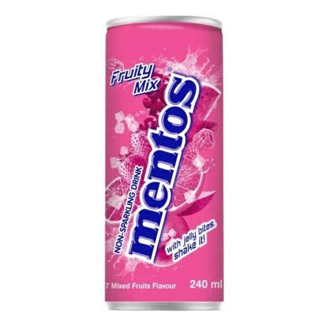 Напиток сокосодержащий Mentos Fruity Mix 240 мл