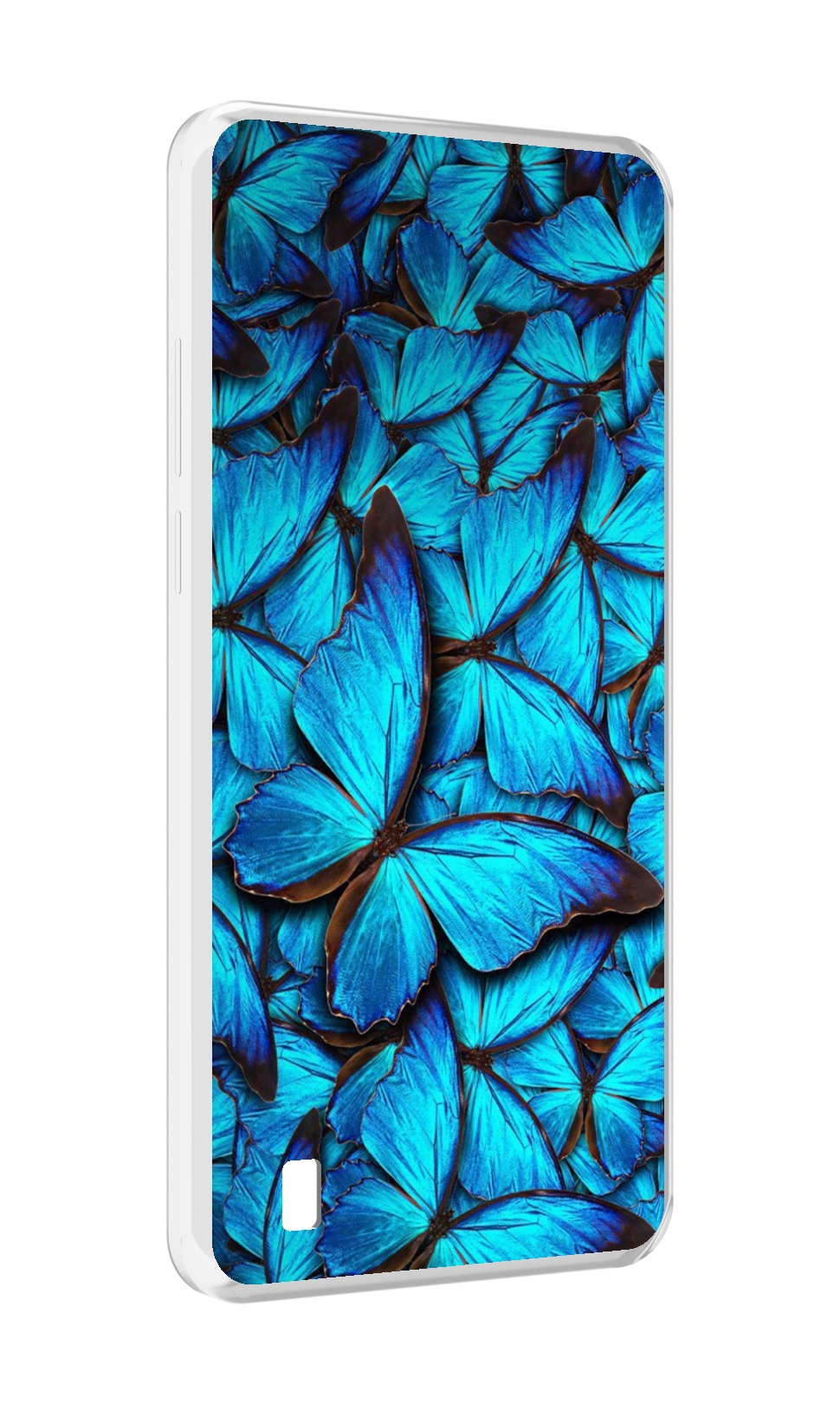 

Чехол MyPads бирюзовые бабочки для Blackview A55, Прозрачный, Tocco