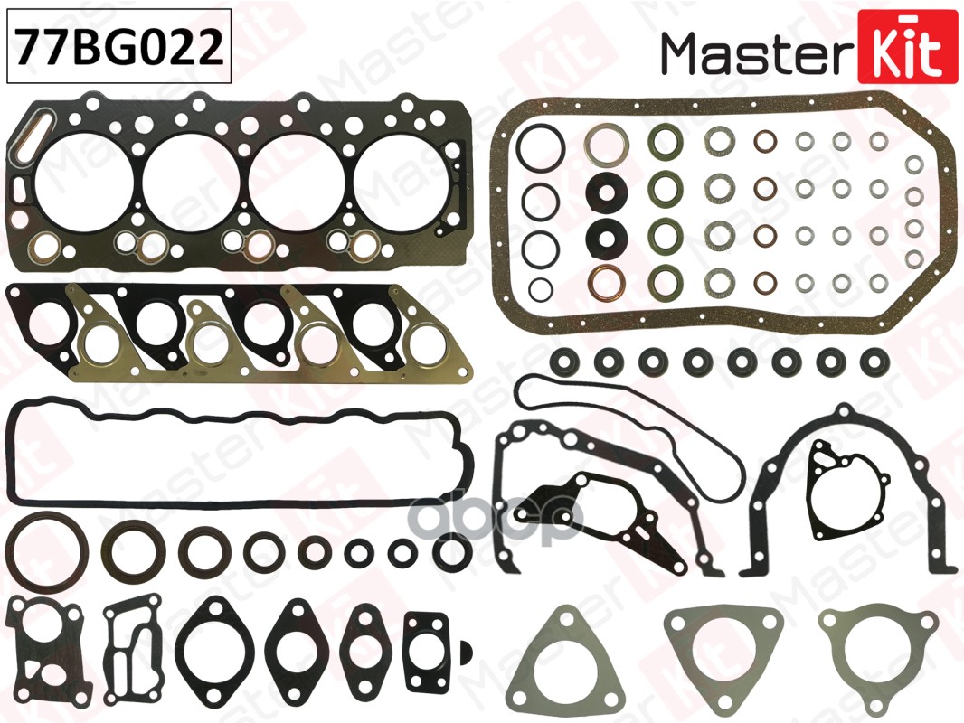 

Верхний Комплект Прокладок Гбц Hyundai/Kia H100,H1 4d56 97-01 MasterKit арт. 77BG022