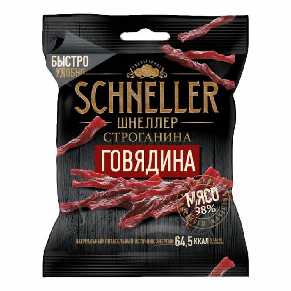

Строганина Schneller классическая сыровяленая говядина 25 г