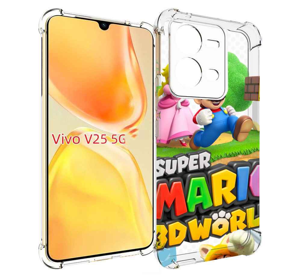 

Чехол MyPads Super Mario 3D World для Vivo V25 5G / V25e, Прозрачный, Tocco