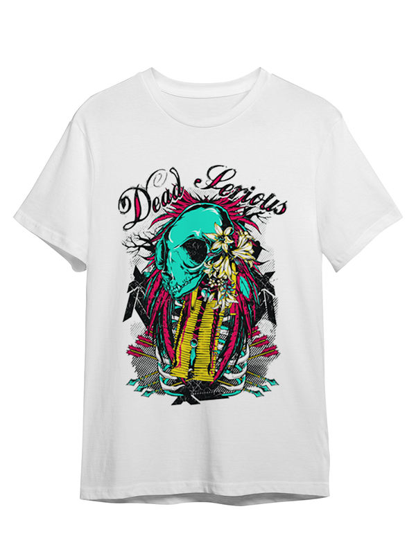 

Футболка унисекс СувенирShop Абстракция "Dead serious / Череп / Skull" 138 белая L (48-50), Белый, Абстракция "Dead serious / Череп / Skull" 138