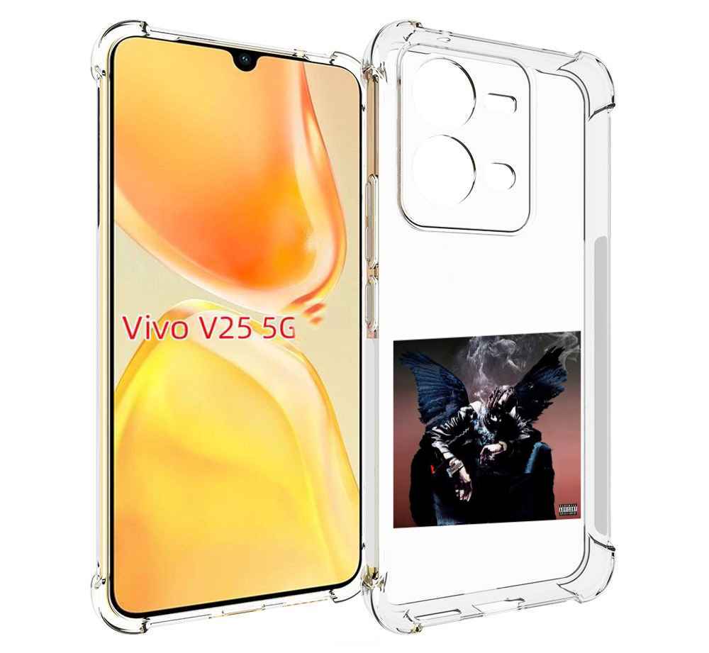 

Чехол MyPads Travis Scott - Birds In The Trap Sing McKnight для Vivo V25 5G / V25e, Прозрачный, Tocco