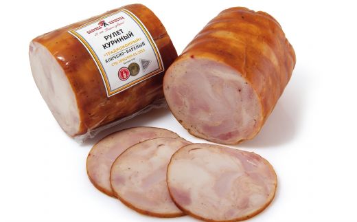 

Рулет Фабрика Качества Традиционный варено-копченый 1 кг