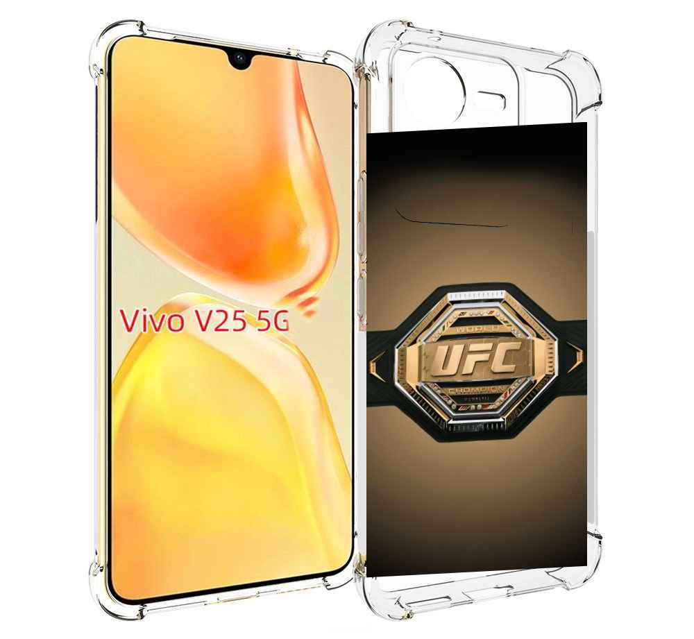 

Чехол MyPads UFC единоборства мужской для Vivo V25 5G / V25e, Прозрачный, Tocco