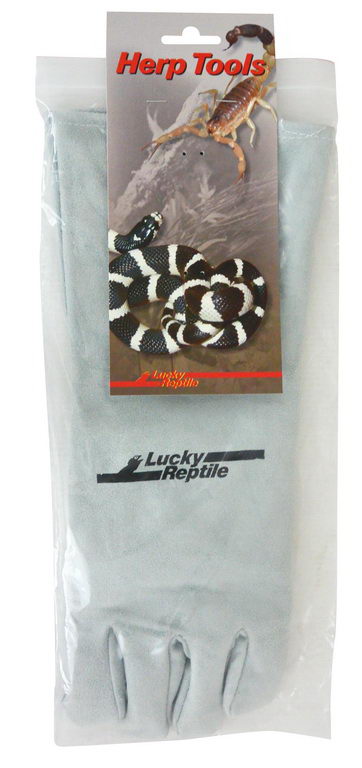 Перчатка защитная кожаная на левую руку LUCKY REPTILE Protection Glove, L