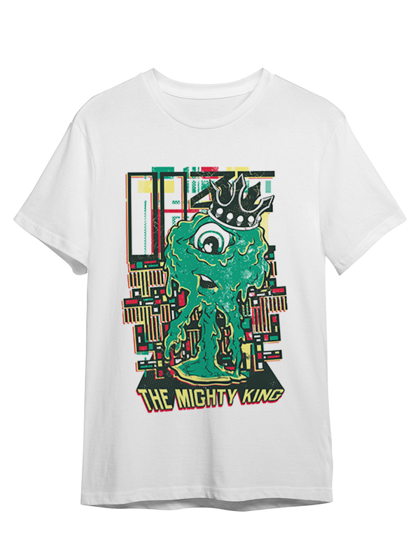 

Футболка унисекс СувенирShop The mighty king / Monster / Монстр 141 белая XL (50-52), Белый, Абстракция "The mighty king / Monster / Монстр" 141