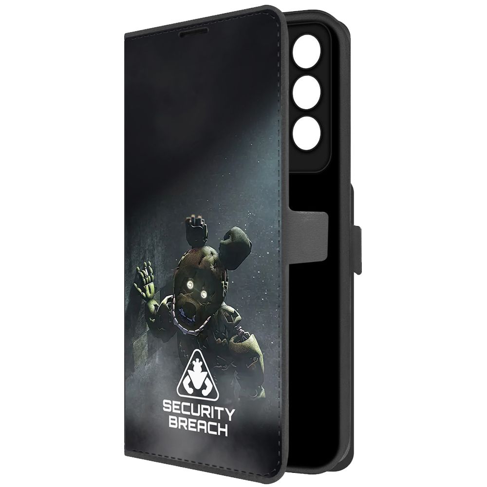 

Чехол-книжка Krutoff Eco Book для Vivo V27e ФНАФ - Нарушение безопасности (черный)