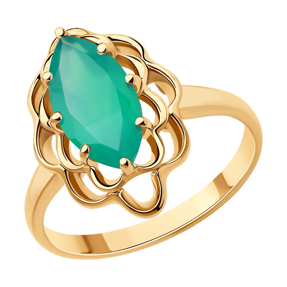 

Кольцо из серебра р.  Diamant 93-310-02692-1, агат, 93-310-02692-1