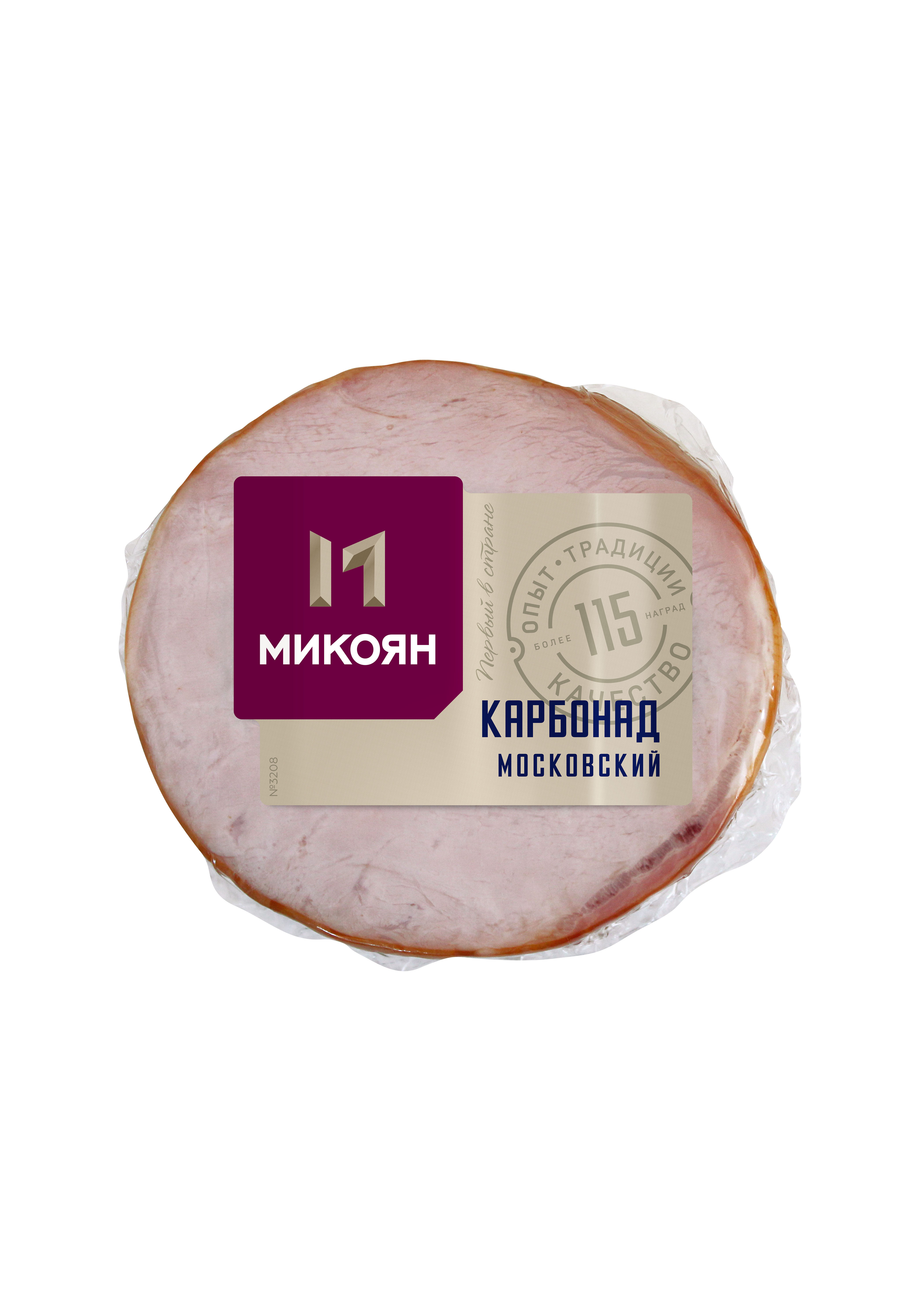 

Карбонад Микоян Московская копчено-вареный крио 400 г