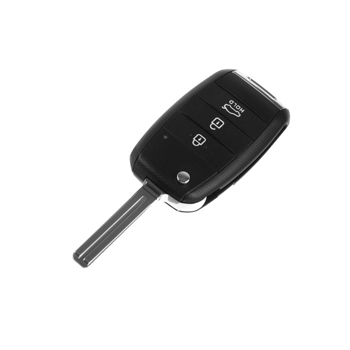 

Корпус ключа, откидной, Kia K2, K3, K5, Carens, Cerato, Forte, 3 кнопки