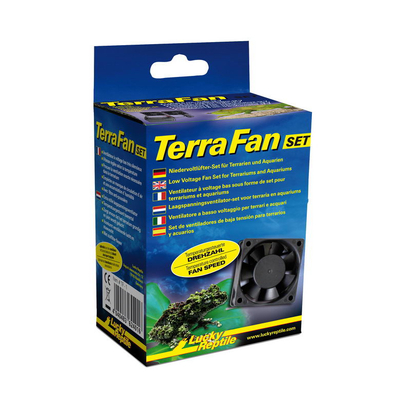 Комплект для циркуляции воздуха LUCKY REPTILE с регулировкой температуры Terra Fan Set