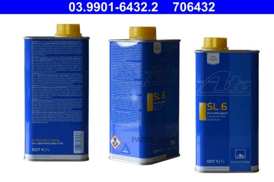 Тормозная жидкость АТЕ 3990164322 DOT-4