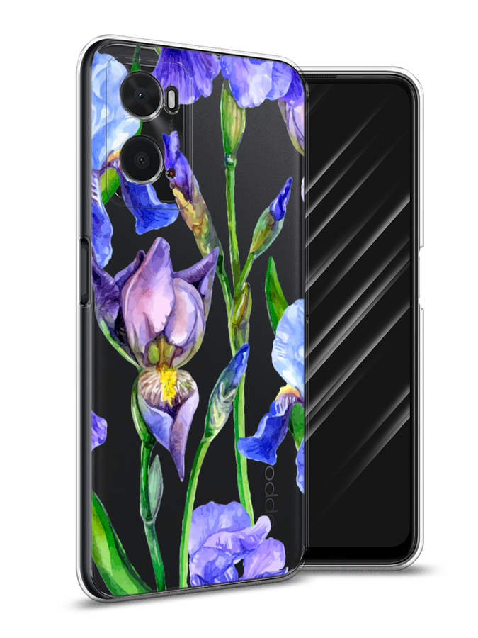 

Чехол Awog на Oppo A36 "Синие ирисы", Разноцветный, 259950-8