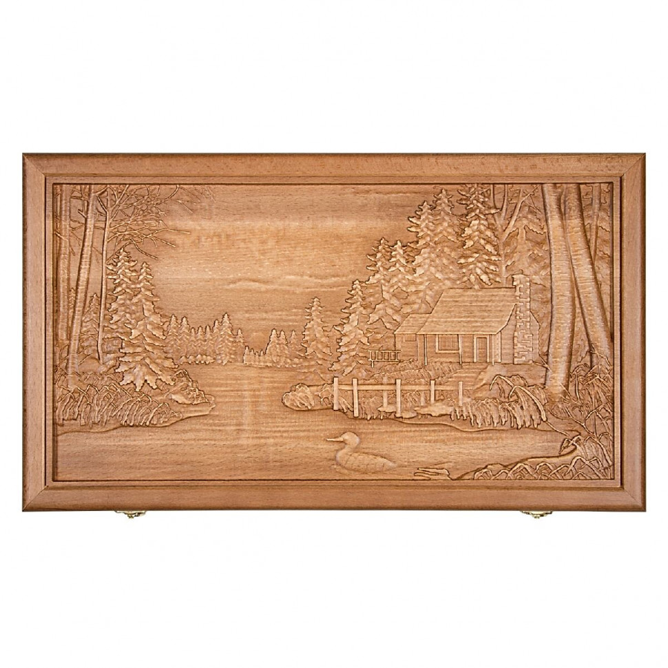 

Нарды Lavochkashop резные лесная гармония 1098
