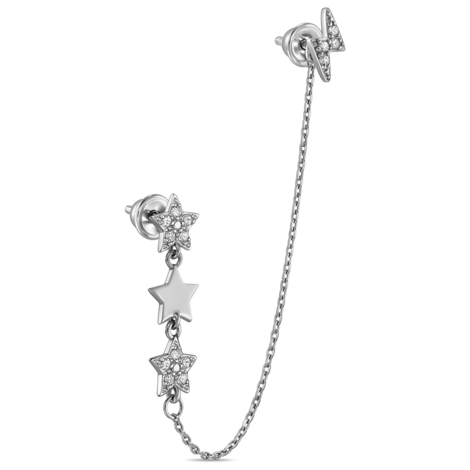 

Серьги из серебра MIUZ Diamonds (Московский ювелирный завод) E2050-6021554-00775, фианит, E2050-6021554-00775
