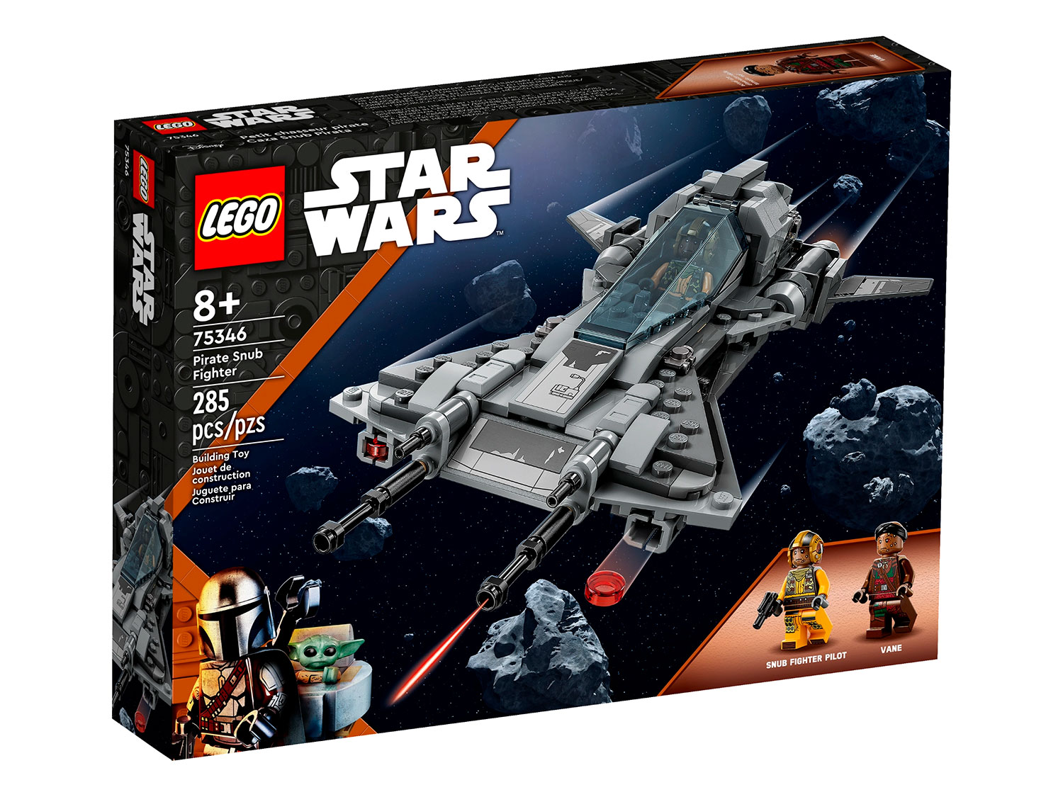 Конструктор LEGO Star Wars Пиратский истребитель, 285 деталей, 75346