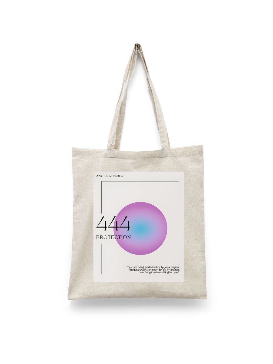 

Шоппер унисекс Каждому Своё Нумерология/444/Ангельское число RANM2, белый, Нумерология/444/Ангельское число RANM2