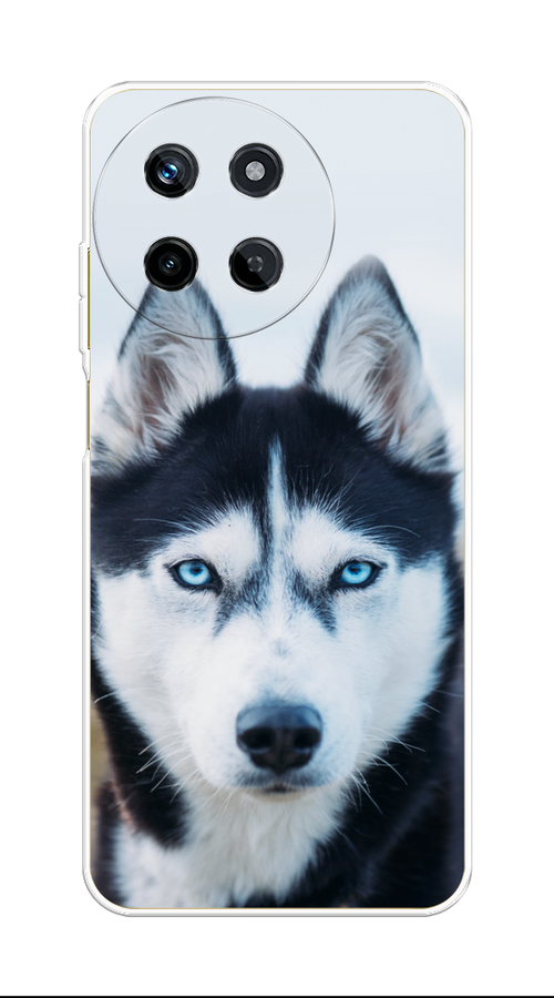 

Чехол на Realme 11 4G "Хаски 2", Синий;белый, 2515150-1