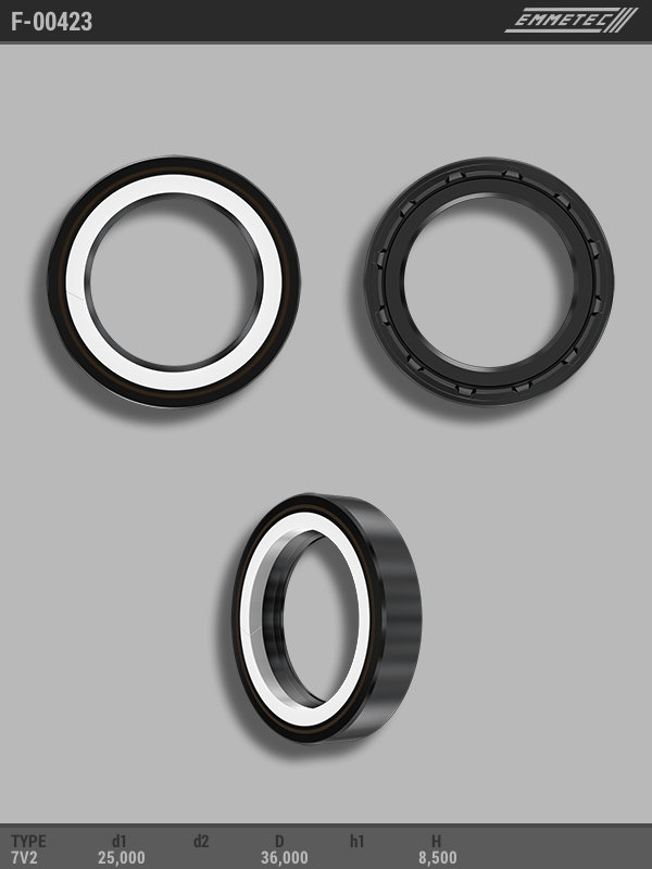 

Сальник рулевой рейки EMMETEC 25x36x8.5 (7V2) F-00423, F-00423, F00423