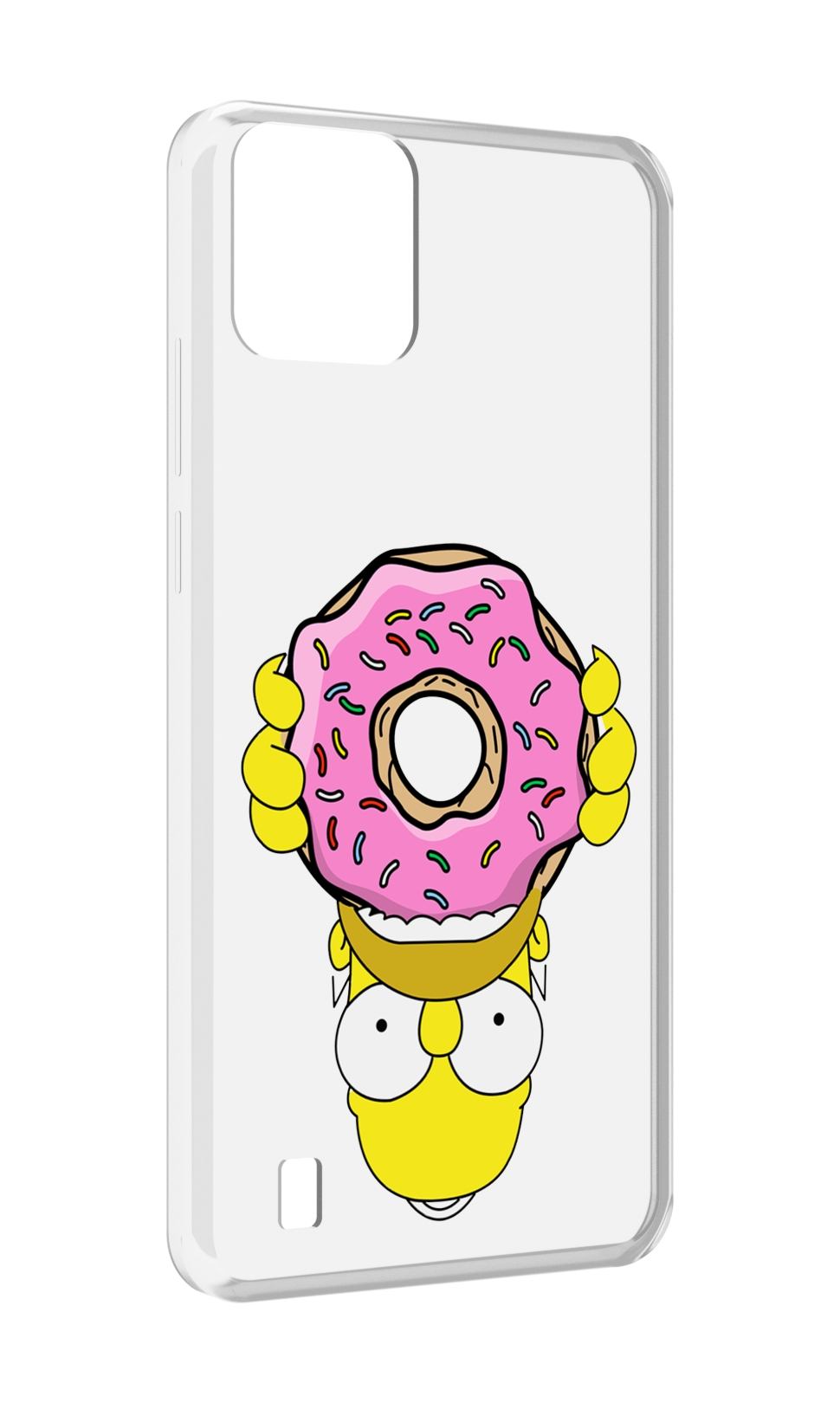 

Чехол MyPads большой-пончик для Blackview A55, Прозрачный, Tocco