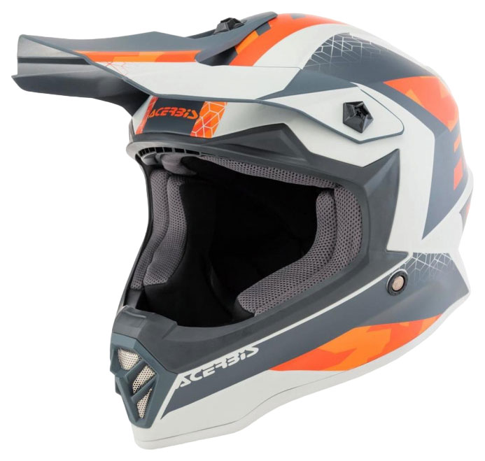 Шлем детский Acerbis IMPACT STEEL JUNIOR Orange/Grey M (49-50) наушники havit hv h2198d grey orange