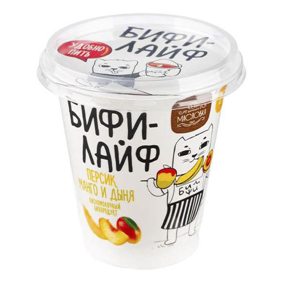 

Бифилайф Деревня Масловка манго-персик-дыня 2,5% 300 г
