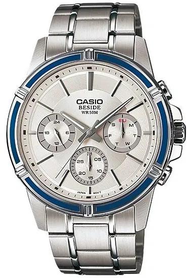 фото Наручные часы мужские casio bem-311d-7a