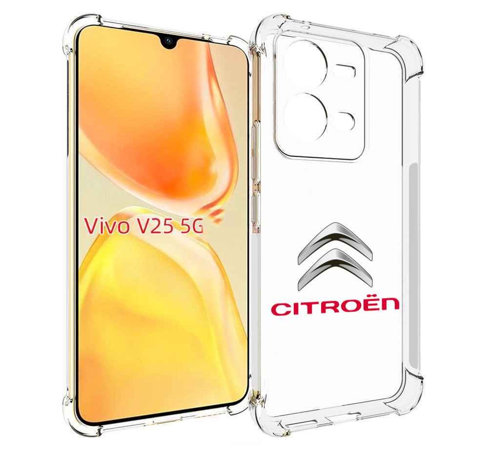 

Чехол MyPads citroen-3 мужской для Vivo V25 5G / V25e, Прозрачный, Tocco