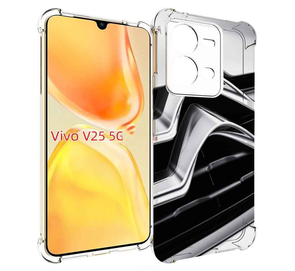 

Чехол MyPads citroen мужской для Vivo V25 5G / V25e, Прозрачный, Tocco