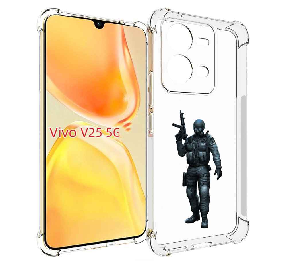 

Чехол MyPads crossfire для Vivo V25 5G / V25e, Прозрачный, Tocco