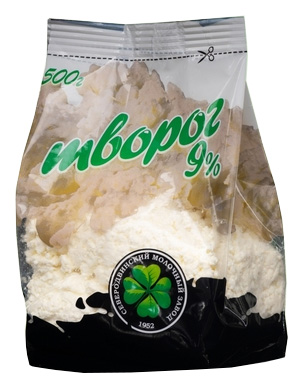 

Творог Северодвинск-Молоко 9% бзмж 500 г
