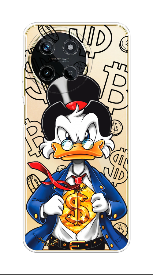 

Чехол на Realme 11 4G "Scrooge Goldman", Черный;белый;синий, 2515150-1