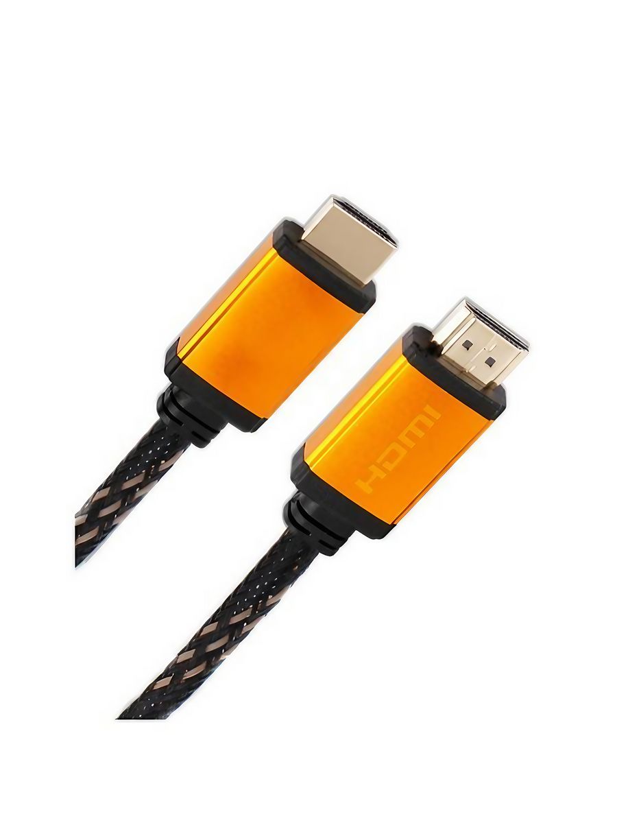 Кабель Cadena HDMI - HDMI, 5м красный, черный