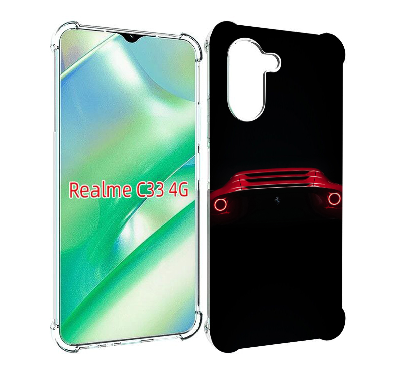 

Чехол MyPads ferrari 1 для Realme C33 4G, Прозрачный, Tocco