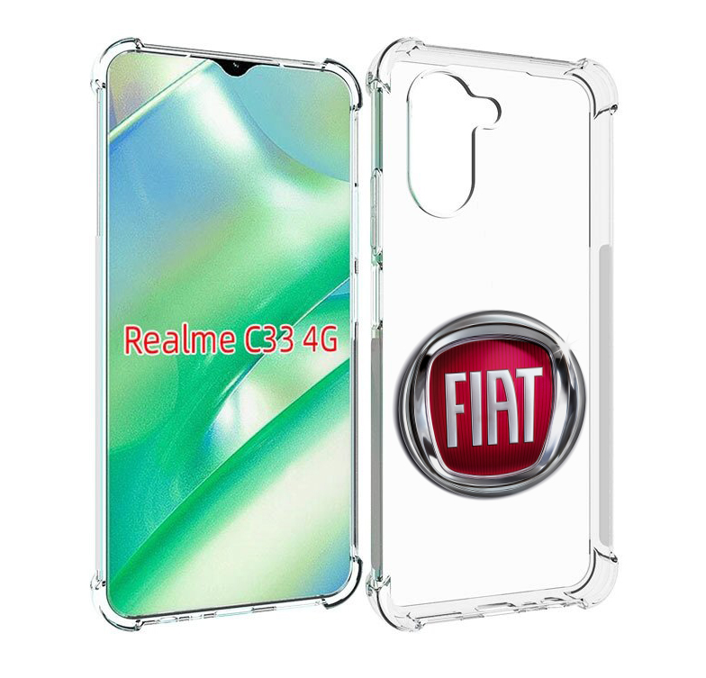 

Чехол MyPads fiat мужской для Realme C33 4G, Прозрачный, Tocco