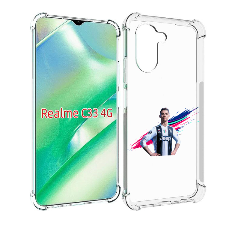 

Чехол MyPads fifa-Криштиану-Роналду мужской для Realme C33 4G, Прозрачный, Tocco