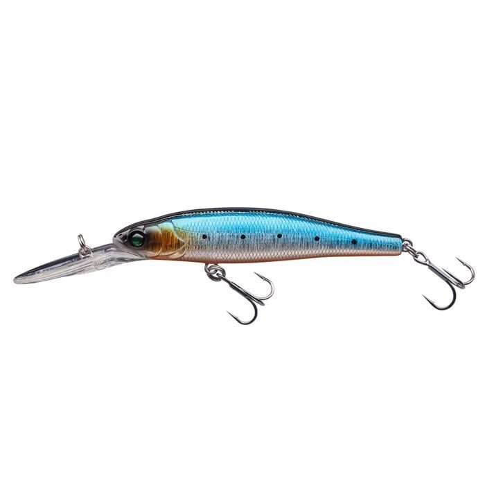 

Воблер Sprut Unagi (2 / F1100 / / 2 штуки в комплекте / 2 / 2 / 2), Голубой;серебристый, Unagi